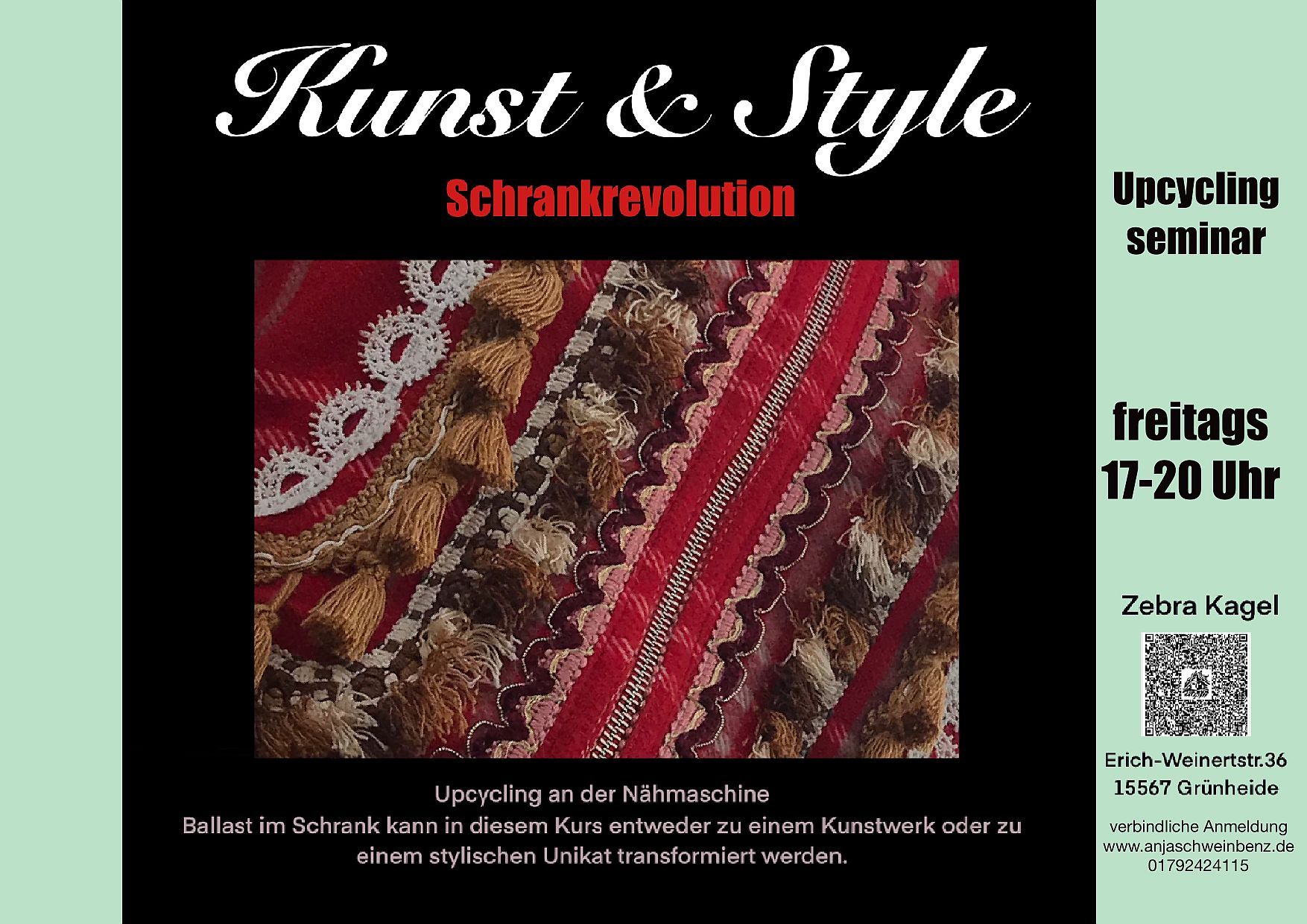 Textildesign-Workshops mit Anja Schweinbenz